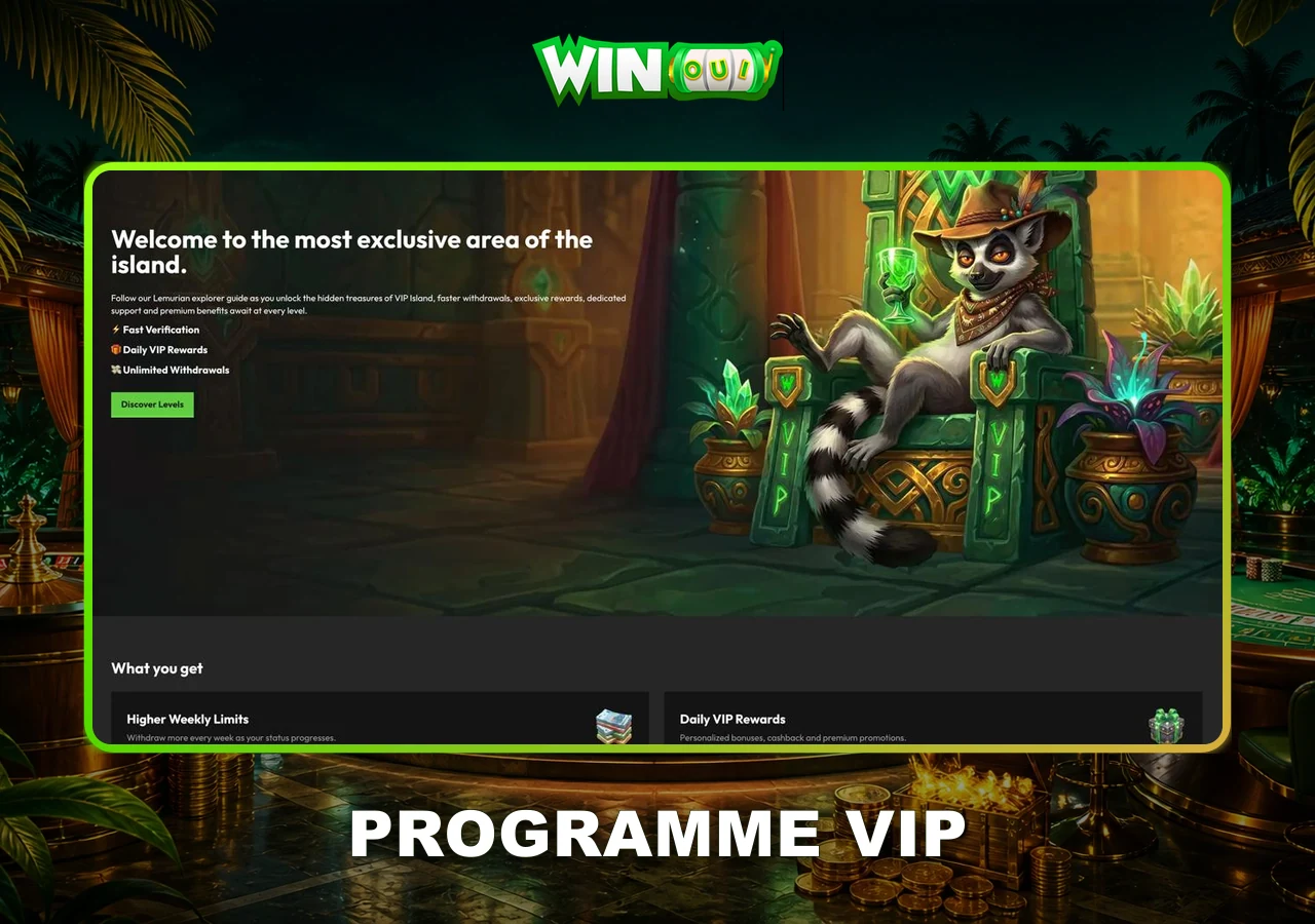 Programme VIP WinOui Casino